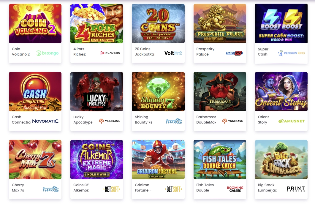 Catalogue de jeux Madnix